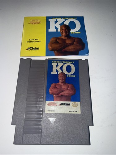 George foreman boxing nes - george, ko